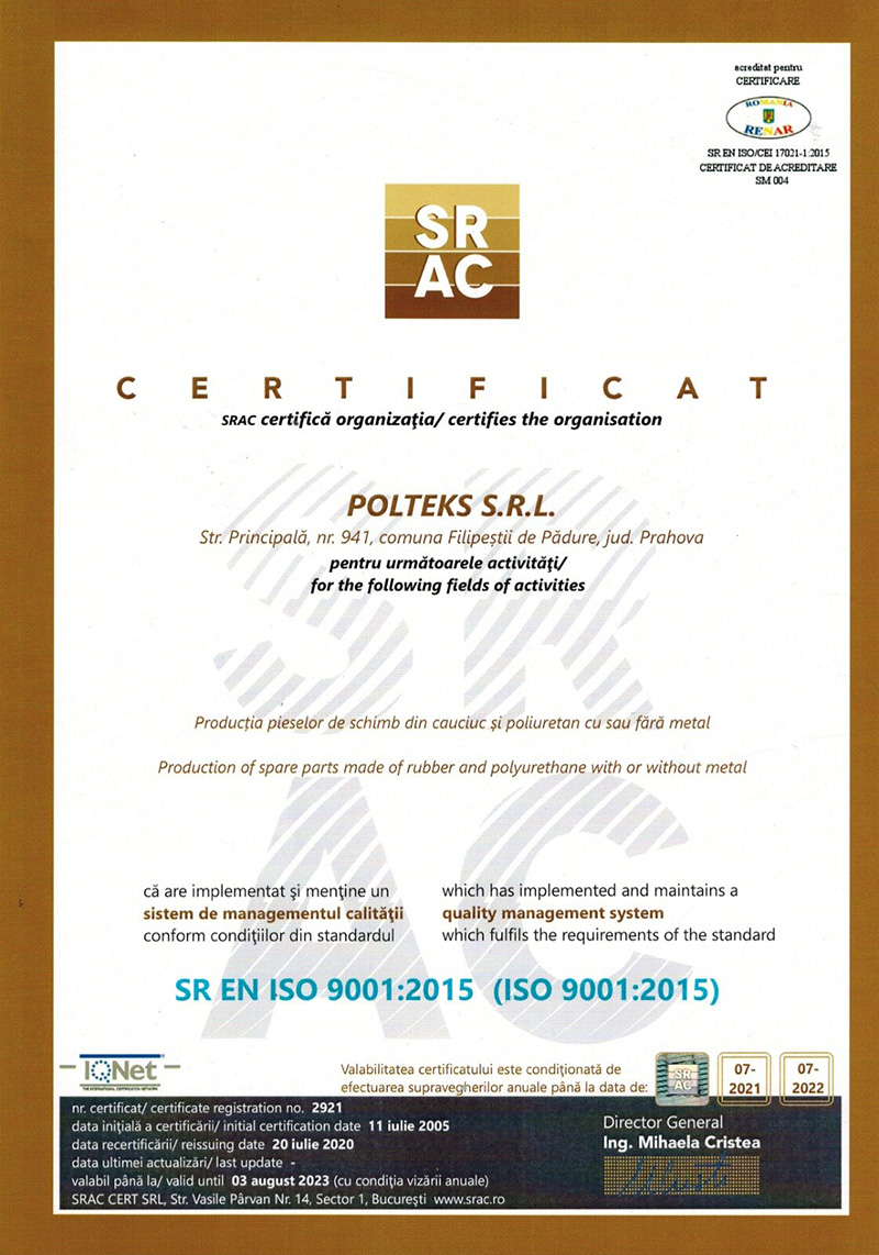 Our certifications